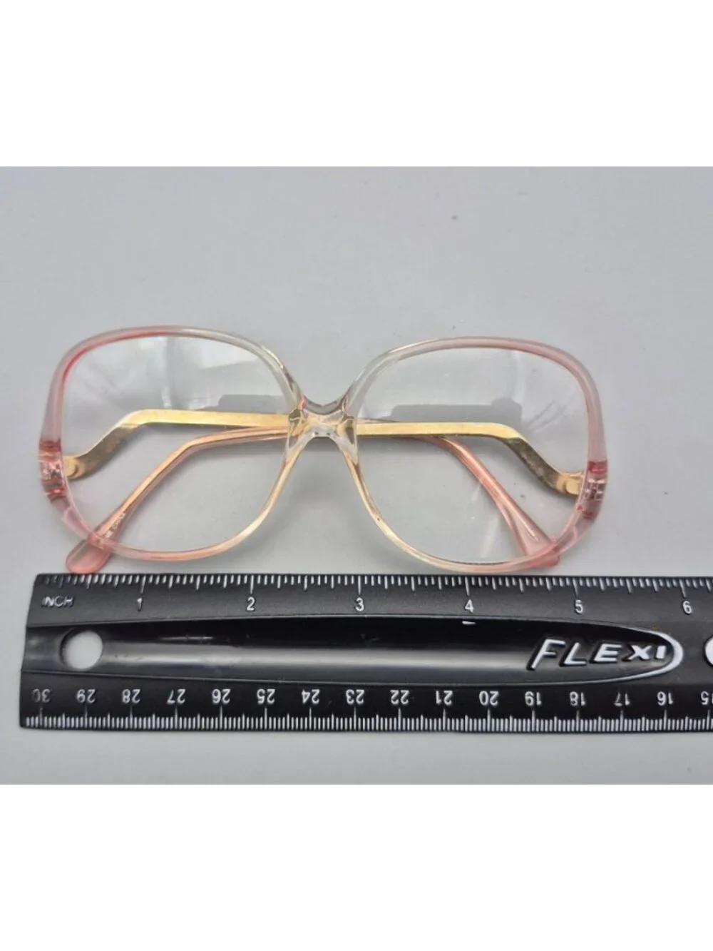 Vintage 1980s Magnivision +3.25 Reading Glasses Oversized Pink Retro Frames